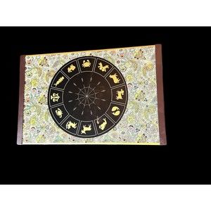 Vintage Horoscope Warm - O - Tray Zodiac 1970’s Celestial Mid- Century Very Cool